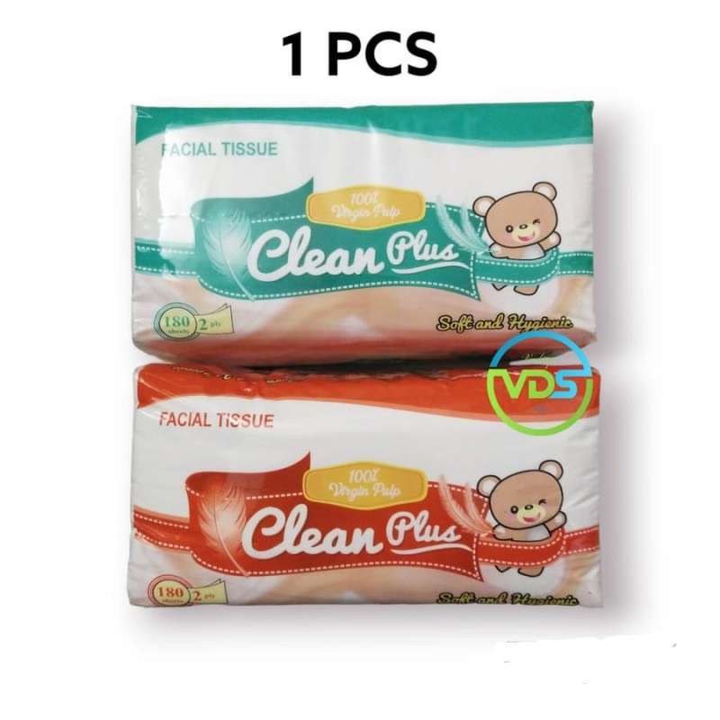 One Plus Tissue Jual Clean Plus Facial Tissue 180 Sheet Termurah - Harga Grosir ...