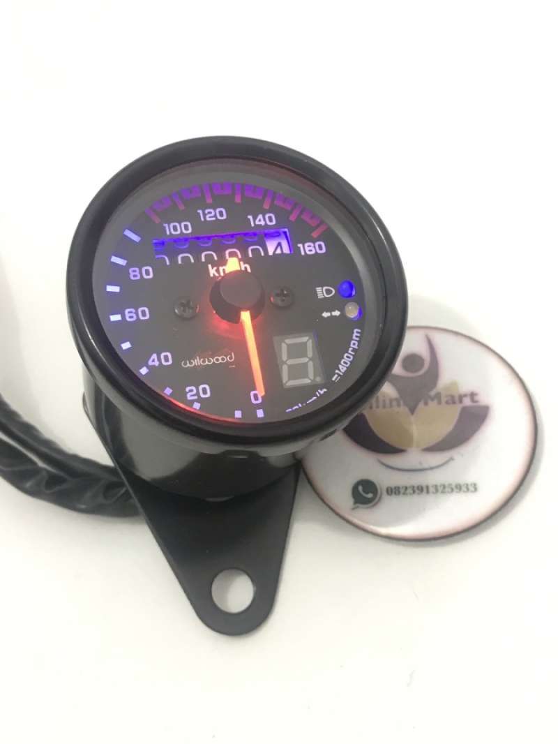 Promo speedometer kilometer hitam plus rpm plus sen 5 in 1 kilo meter ...