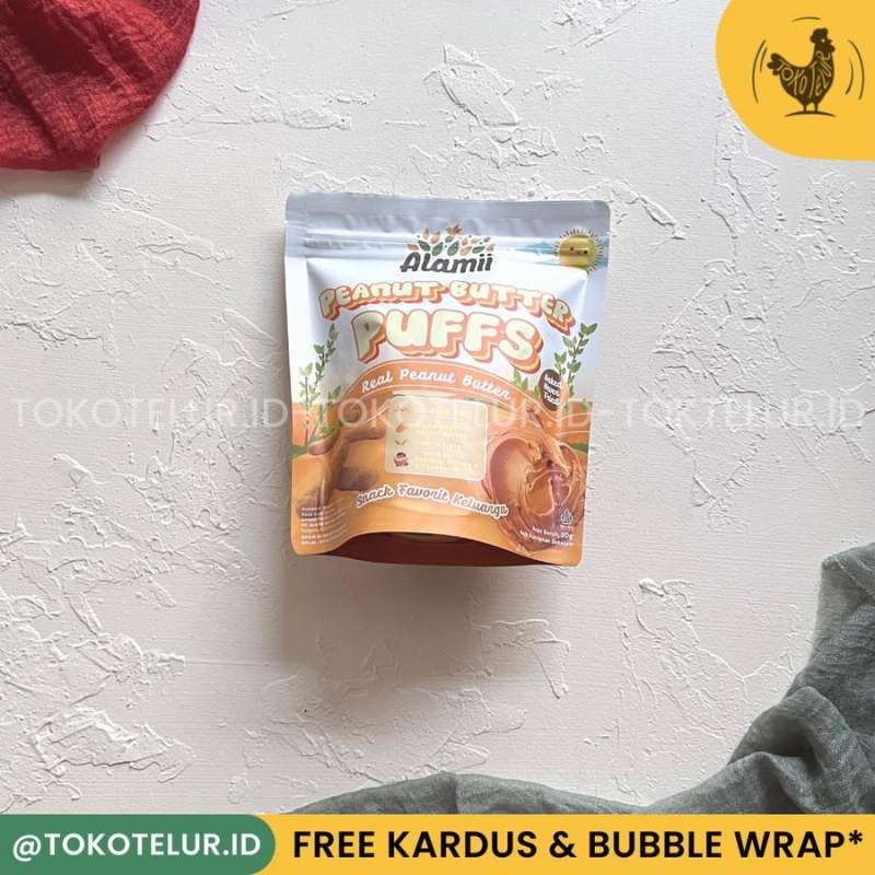 Jual Alamii Food Puff Healthy Snack Anak Cemilan Biskuit Mpasi Bayi