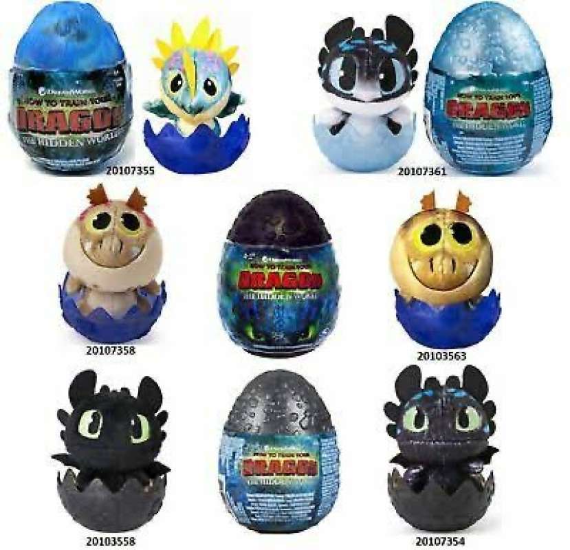 Promo HOW TO TRAIN YOUR DRAGON HIDDEN WORLD DRAGON EGG PLUSH ORIGINAL