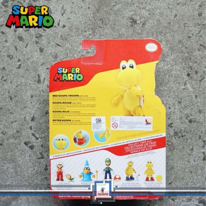 Jual Mario Koopa Troopa With Coin Action Figure Jakks Nintendo Di ...