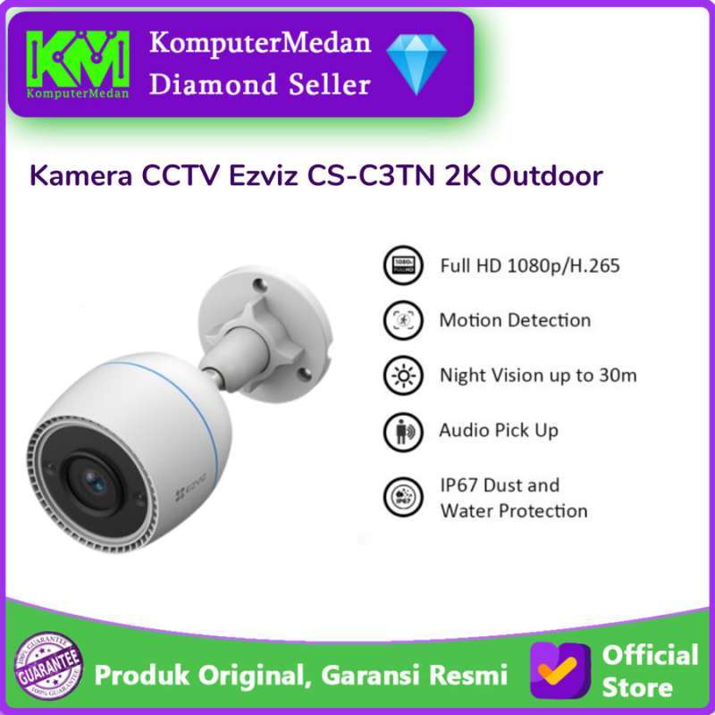 Jual Kamera Cctv Ezviz Cs-c3tn 2k Outdoor Camera Di Seller ...