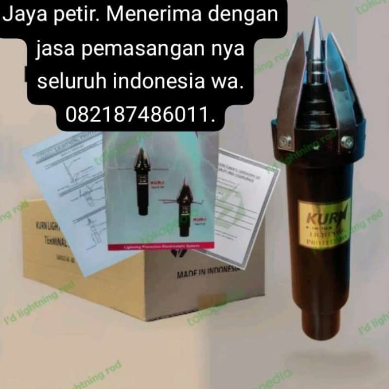 Kurn R60 Promo Penangkal Petir Kurn Radius 60m---80m Diskon 23% Di Seller ...