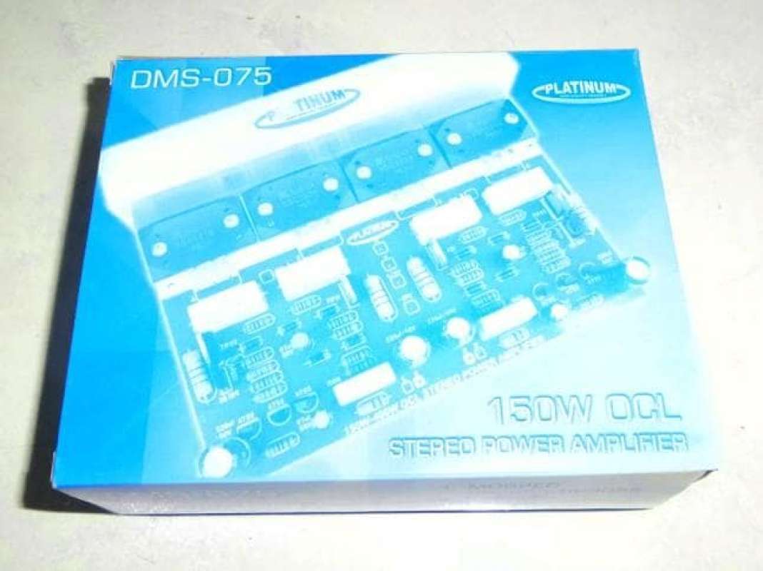 Promo PLATINUM DMS-075 KIT STEREO POWER AMPLIFIER 150 - 400 WATT OCL ...