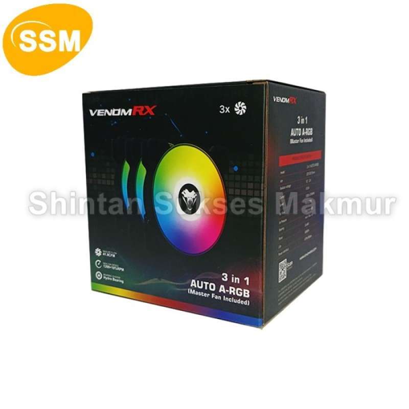 Auto Rgb Fan Jual VenomRX Auto A-RGB Triple Fan White (Master Fan Included) di ...