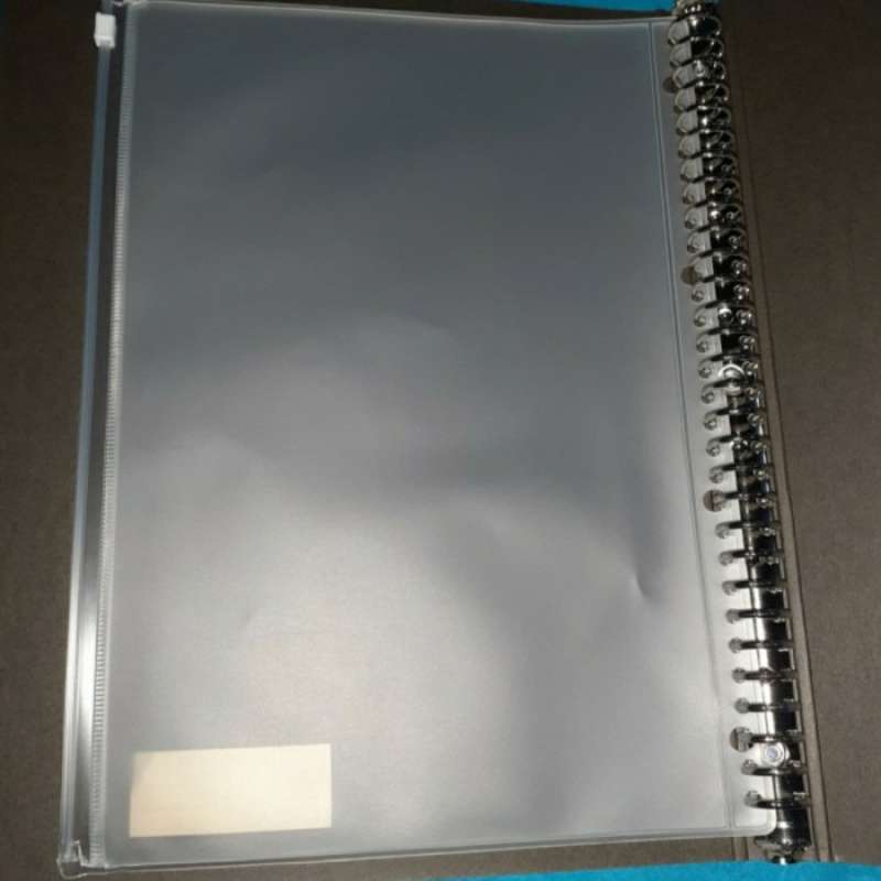Jual MUJI Eva Zip Binder Case Clear Binder Kantong File B6 di Seller Graha Premier