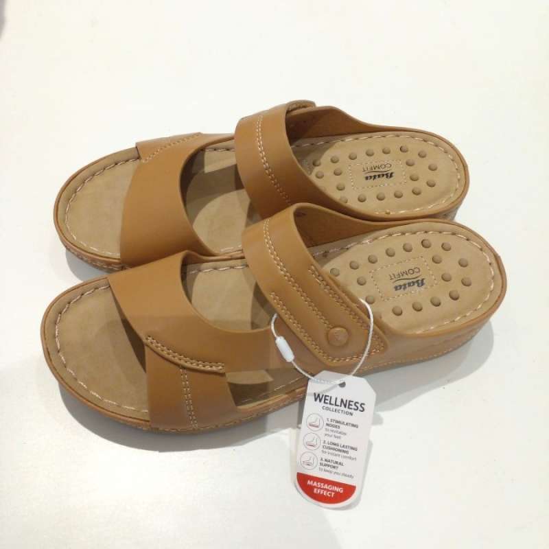 Sandal wedges cheap bata terbaru