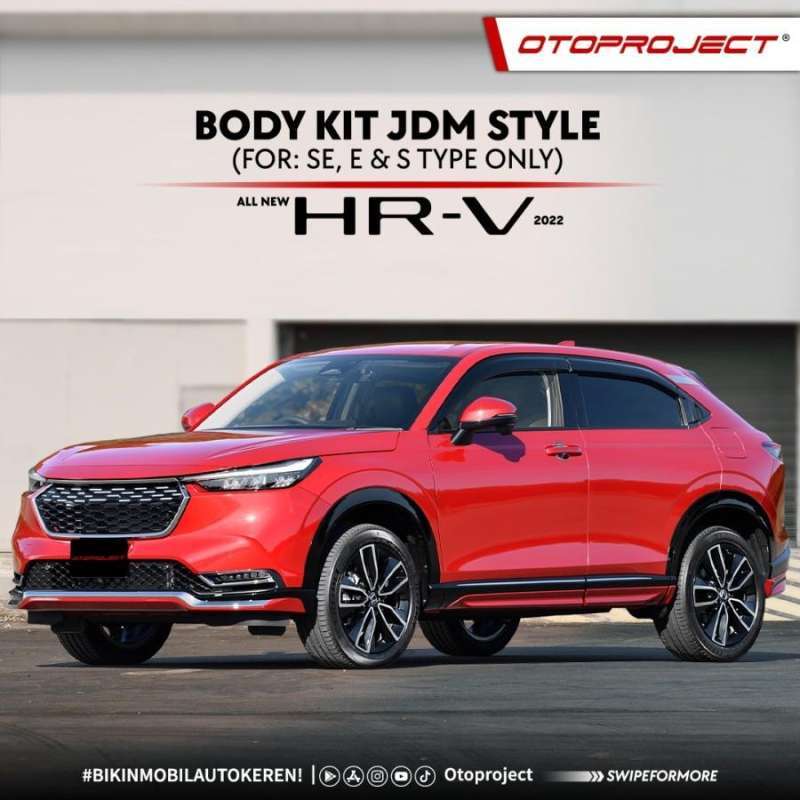 Jual Body Kit Bodykit set New HRV 2022 JDM Style NON RS Otoproject di