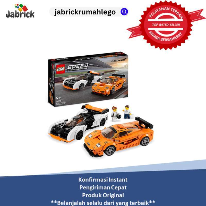 Promo Lego 76918 Speed Champions Mclaren Solus Gt Mclaren F1 Lm 2