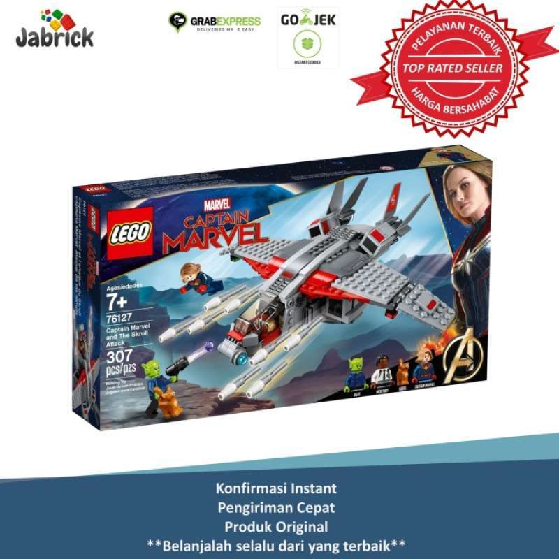 Promo Lego 76127 Super Heroes Captain Marvel And The Skrull Attack Diskon 23 Di Seller Kitchen Corner Kebon Kacang Kota Jakarta Pusat Blibli