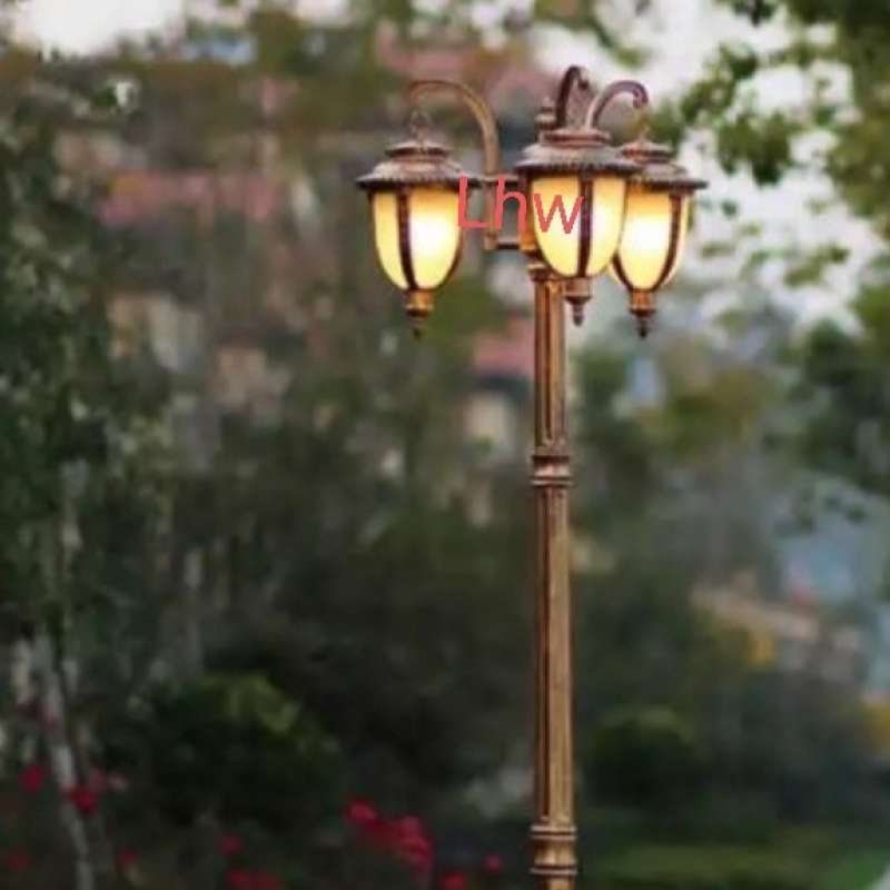 Promo LAMPU HIAS TAMAN TIANG CABANG 3 031 DEKORASI TAMAN, LAPANGAN