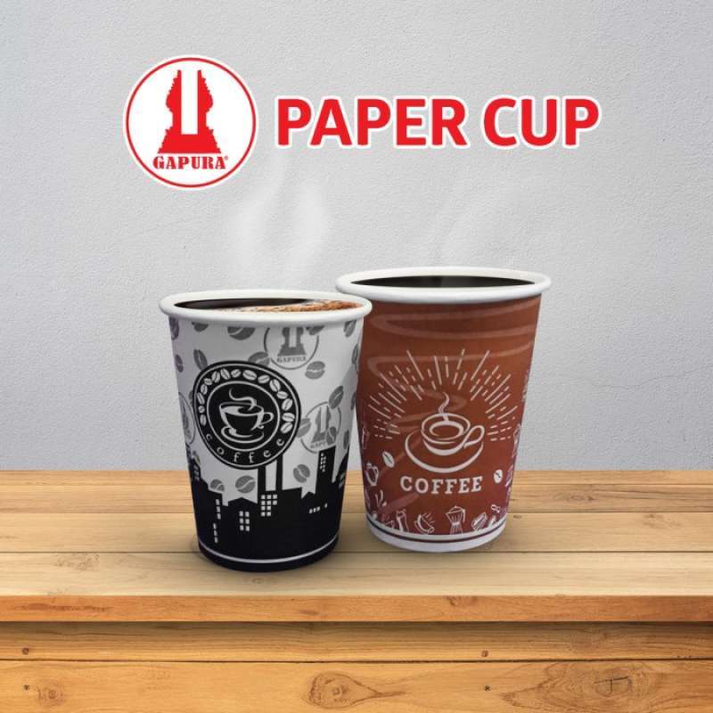 Promo Gapura Paper Cup 8 Oz / Gelas Kertas / Gelas Kopi Diskon 10% Di ...