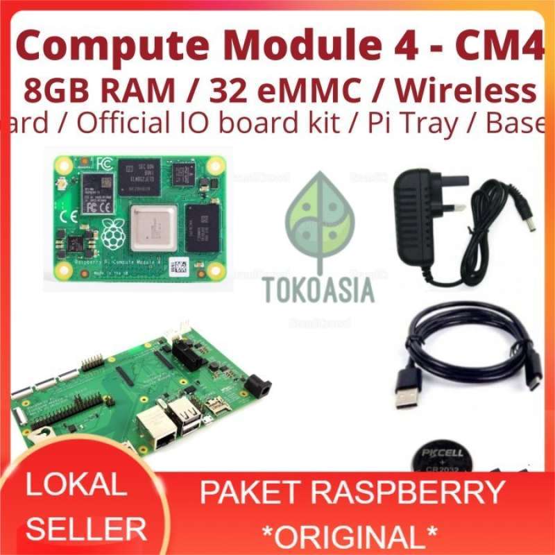 Jual Raspberry Pi Compute Module 4 - Cm4 8gb Ram/32g Emmc Wireless Di ...