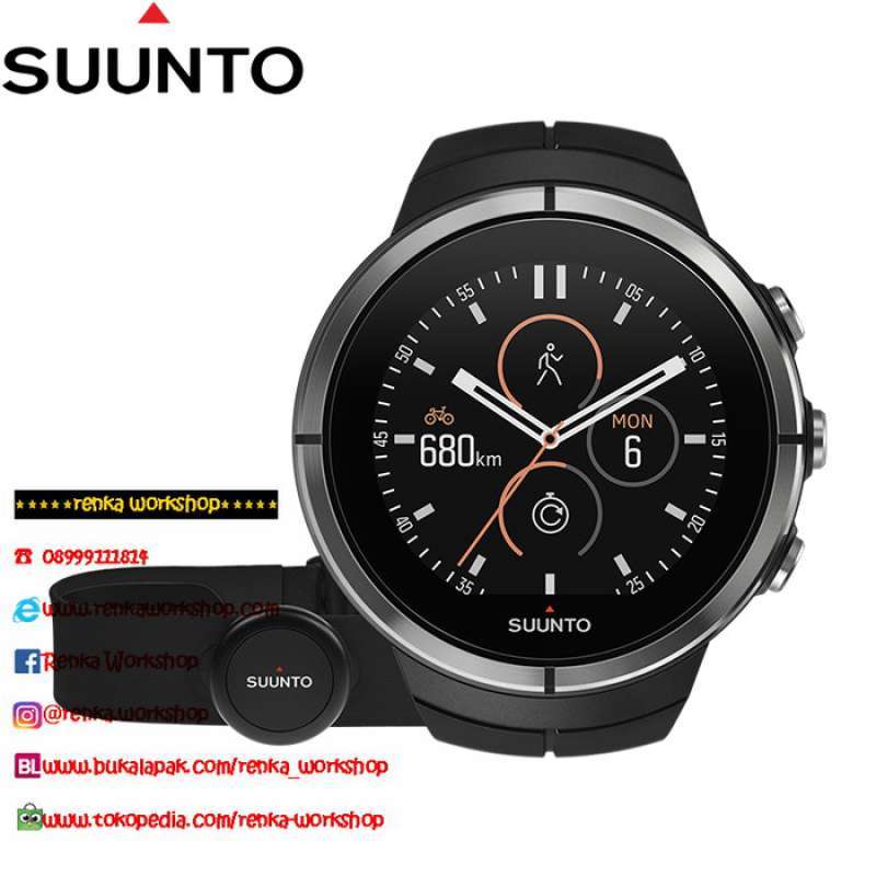Promo Suunto Spartan Ultra Black HR with Heart Rate Monitor Diskon
