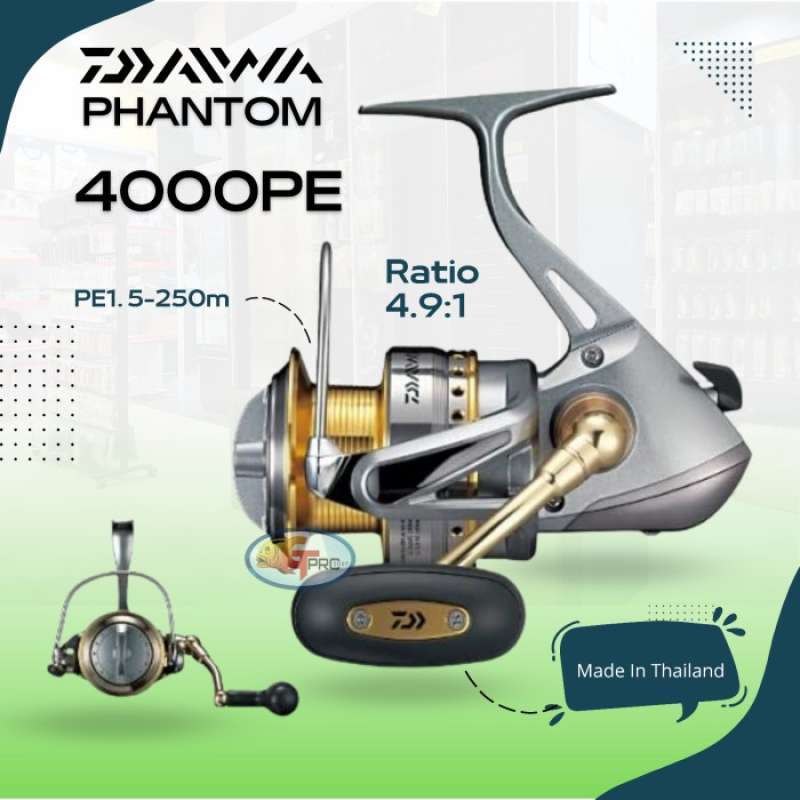 Promo Daiwa Phantom J-light 4000pe _ Spinning Reel Diskon 23% Di Seller  Aaron - Gandaria Utara, Kota Jakarta Selatan