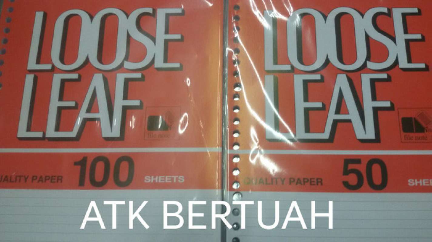 Jual KERTAS FILE BESAR LOOSE LEAF GARIS B5 50 di Seller Grand Pasaraya ...