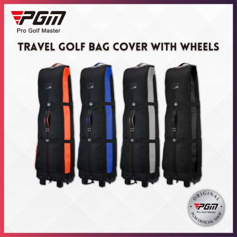 Promo PGM Cover Golf Bag Standing Wheel Travel Aircraft Baggage Penutup