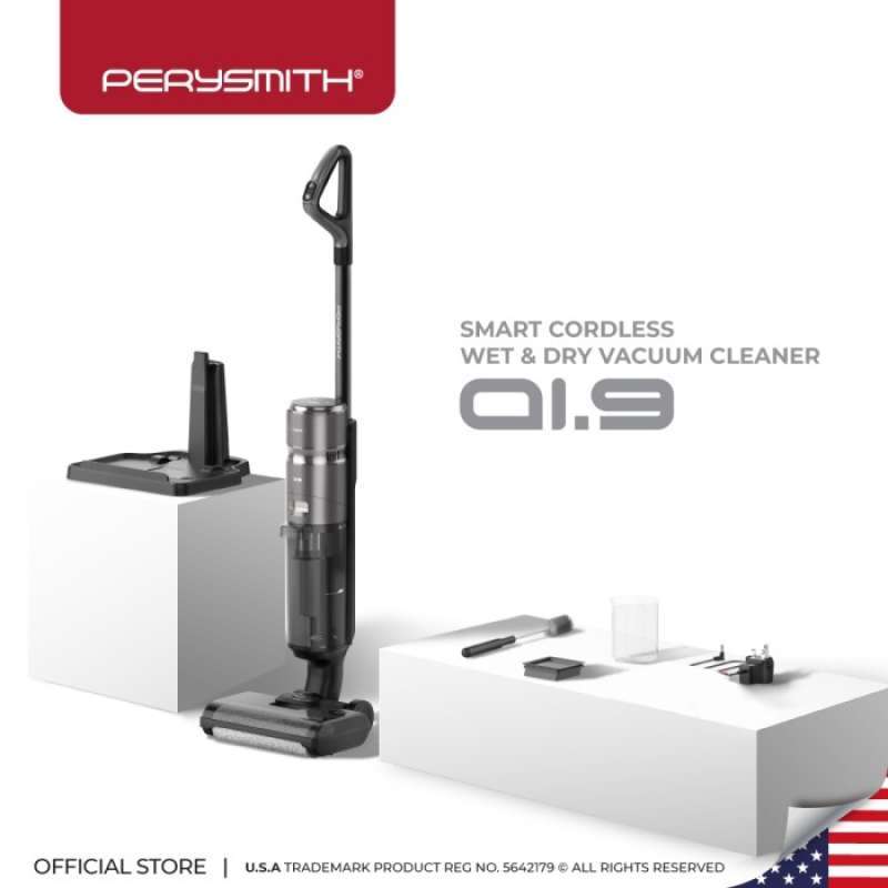 Jual Perysmith Ai9 Cordless Wet Dry Vacuum Cleaner Floor Washer