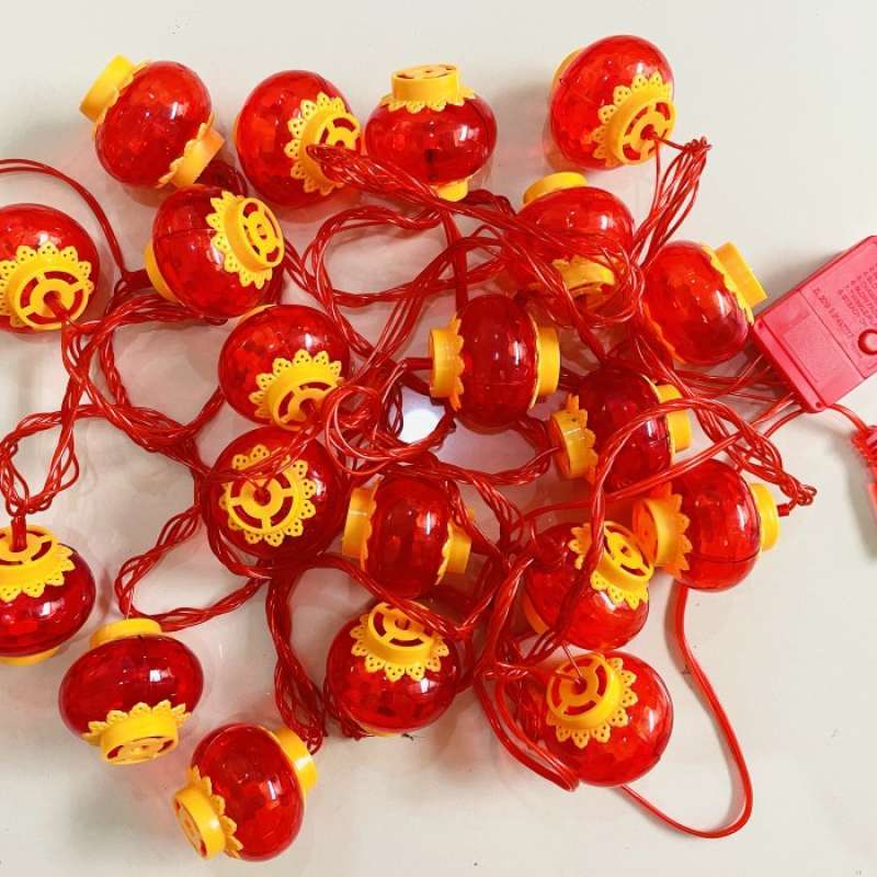 Jual Lampu led string hiasan lampu imlek / ornamen imlek / lampion
