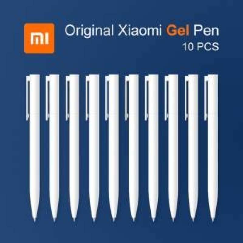 Jual xiaomi mi gel ink pen original pulpen pena 1 box isi 10pc di