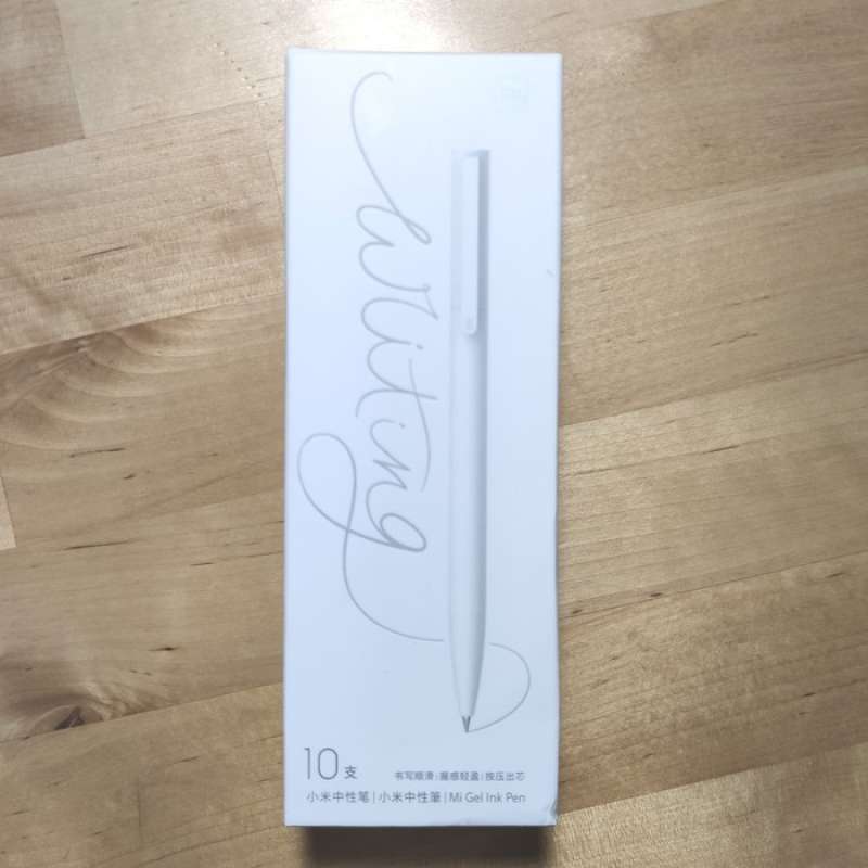 Jual xiaomi mi gel ink pen original pulpen pena 1 box isi 10pc di