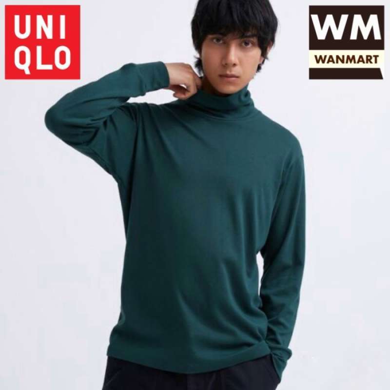 Jual Uniqlo Men Kaos Pria Soft Touch Turtle Neck Lengan Panjang Dark Green Di Seller Supermart Market Cengkareng Timur Kota Jakarta Barat Blibli