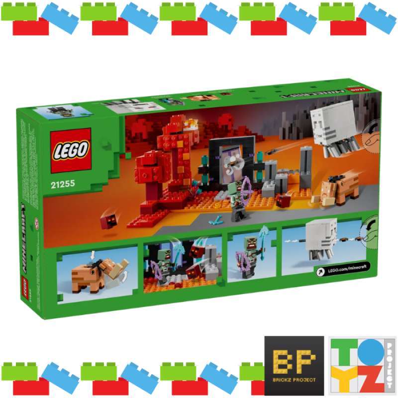 Jual Lego 21255 Minecraft - The Nether Portal Ambush di Seller Brickz ...
