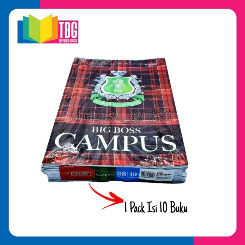 Jual 1 PCS BUKU TULIS BOXI 36 LBR BIG BOSS / BUKU SEKOLAH / BUKU TULIS