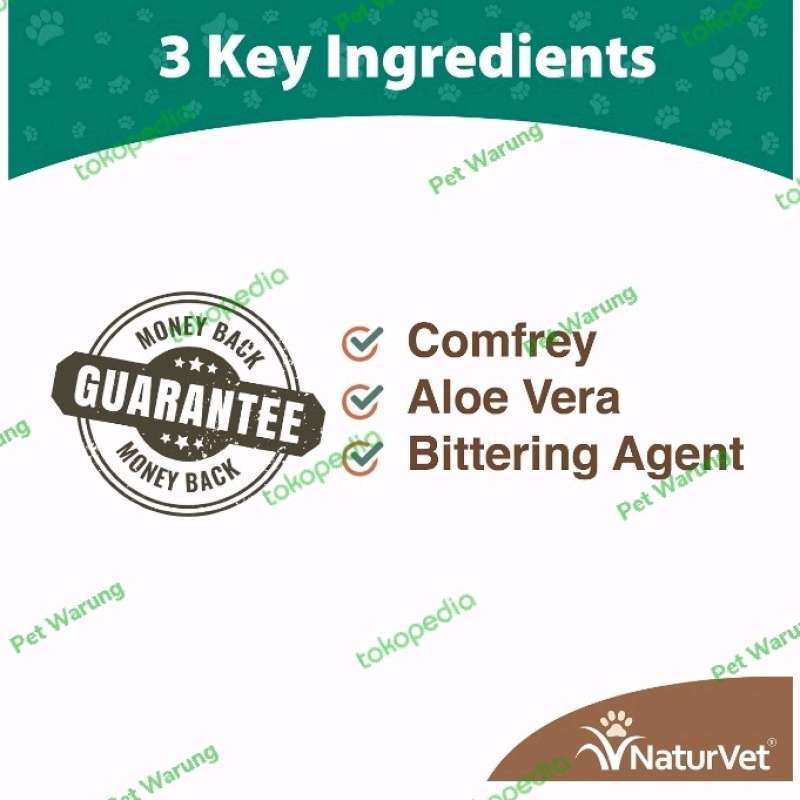 Promo 100 Produk Ori Naturvet Allergy Aid Anti Lick Paw Spray Diskon