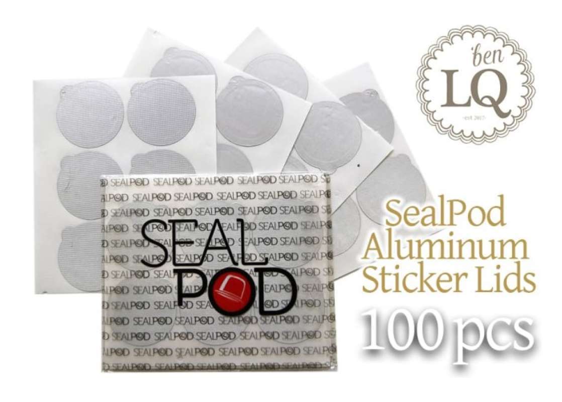 Promo SealPod Nespresso Aluminum Sticker Lids Diskon 35 di Seller