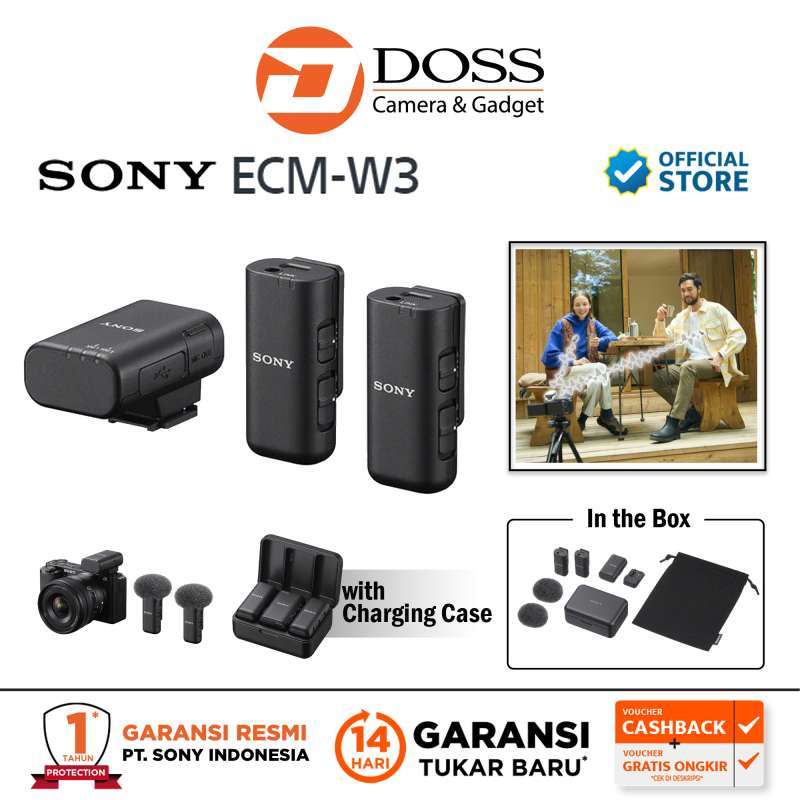 ECM-W3S ソニー ワイヤレスマイクロホン「ECM-W3S」 Sony （ほぼ新品 