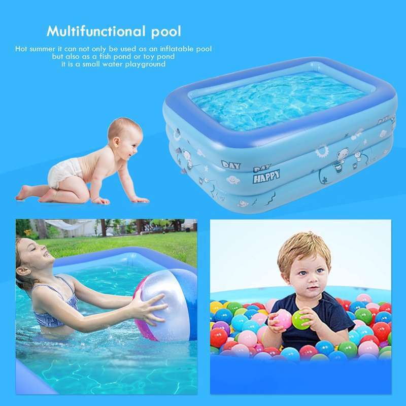 Promo Playground 150 Cm Kolam Renang Anak Kolam Renang Karet - 1.5m