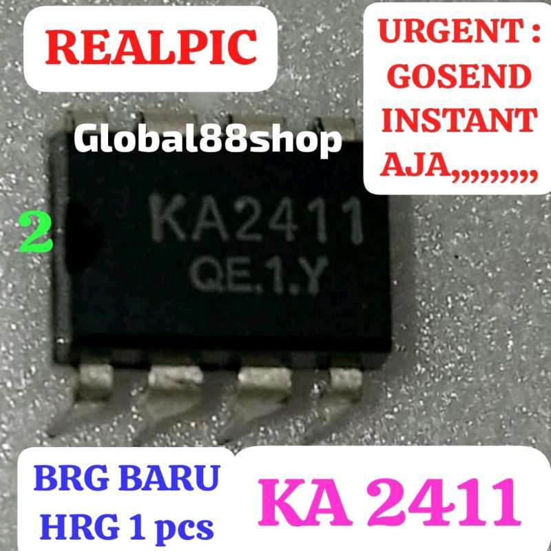 Jual IC TRANSISTOR KA2411 KA 2411 KA2411 ASLI ORI ORIGINAL di Seller