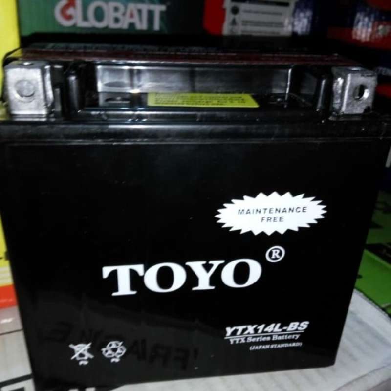 Jual Aki Motor Harley Davidson Sportster 48 72 Toyo Ytx14l-bs Garansi
