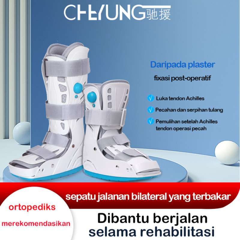 Promo Ankle Brace Orthosis Model Pendek/Cas Boots Fraktur Walker Brace