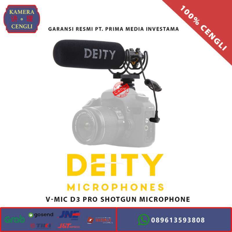 Promo DEITY V-MIC D3 PRO / D3 PRO CAMERA-MOUNT SHOT MICROPHONE - RESMI