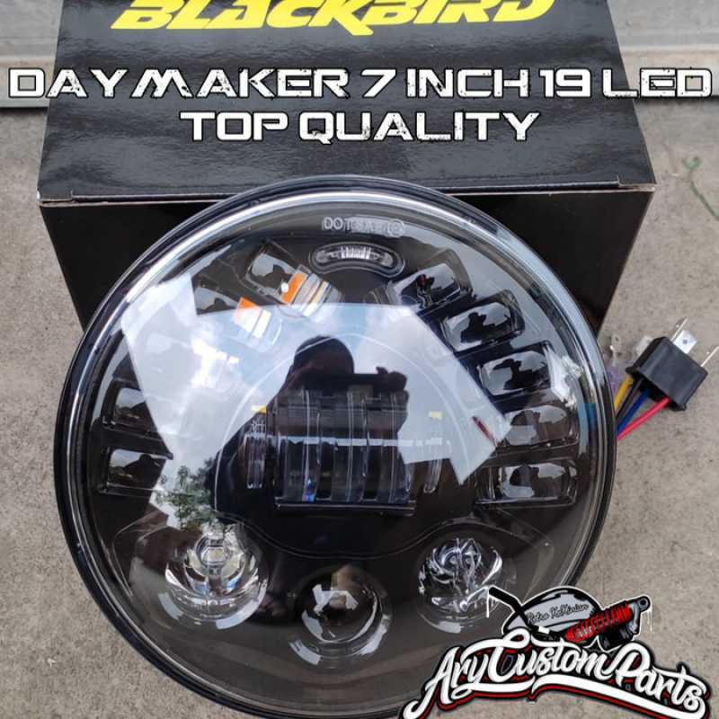 Promo daymaker 7 inch 19 led set batok cocok tiger ninja megapro w175 ...