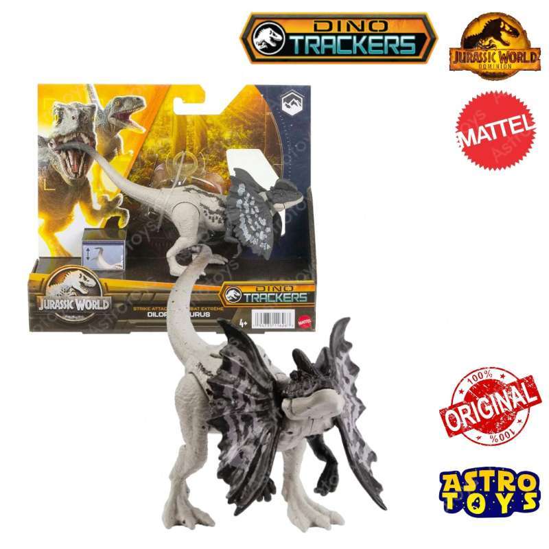 Mattel Jurassic World Strike Attack Kaprosuchus – Juguete De Dinosaurio Con Accion De Golpe Unico Articulaciones Moviles Figura De Accion De