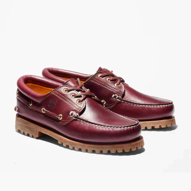TM05 SEPATU PRIA TIMBERLAND ORIGINAL DERBY LOAFERS LOAFER BOAT KULIT ASLI  ORI