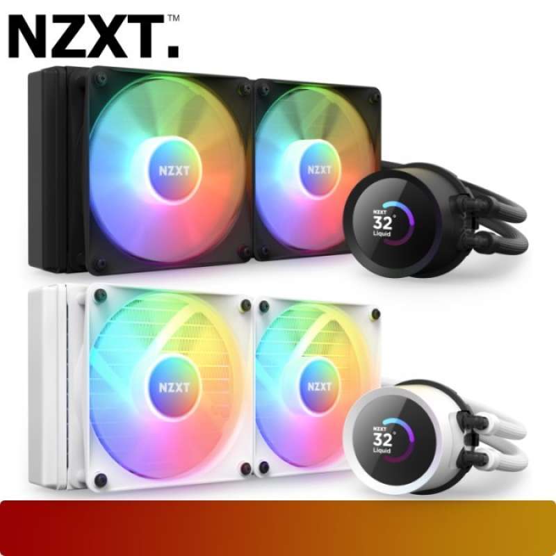 Jual NZXT Kraken 240 RGB | 240mm AIO Liquid Cooling 1.54 inch LCD ...