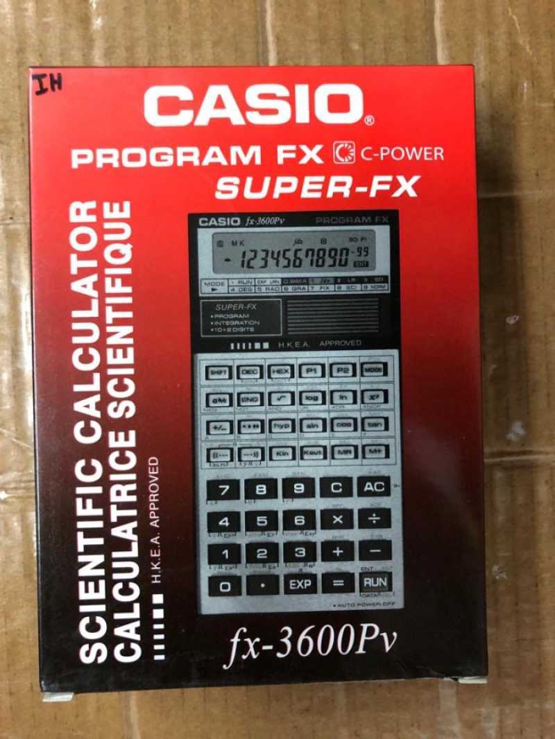 Fx 3600 casio outlet