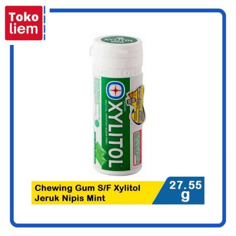 Jual Lotte Chewing Gum Sugar Free Xylitol Jeruk Nipis Mint 27.55g Di