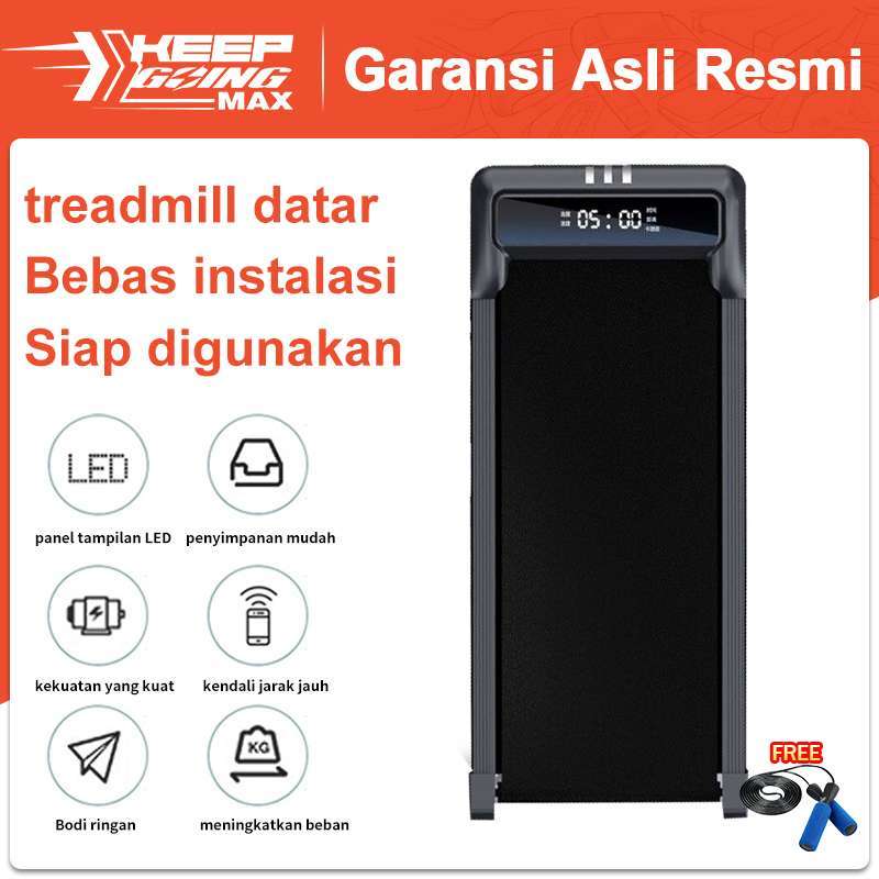 Keep Going Thread Mill Promo Keep Going Max Treadmill Elektrik - Tanpa Sandaran-hitam Diskon ...