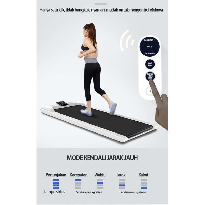 Keep Going Thread Mill Promo Keep Going Max Treadmill Elektrik - Tanpa Sandaran-hitam Diskon ...
