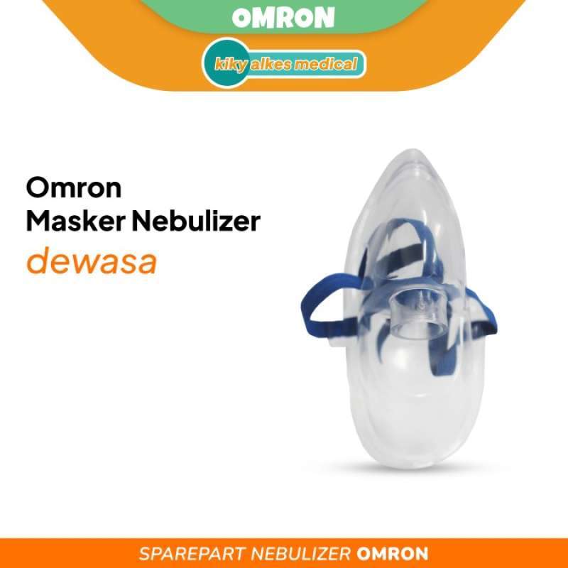 Promo Omron Nebulizer Mask Adult & Child / Masker Nebu Omron Dewasa ...
