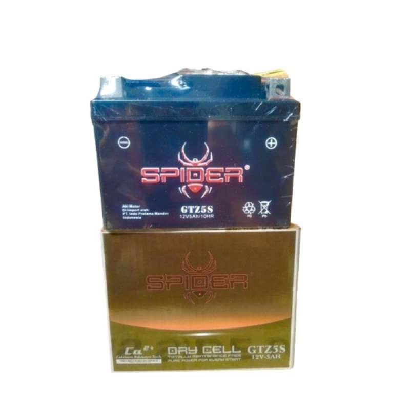 Jual AKI KERING KPH BEAT VARIO 12V 5Ah GTZ5S SPIDER di Seller VICTORY