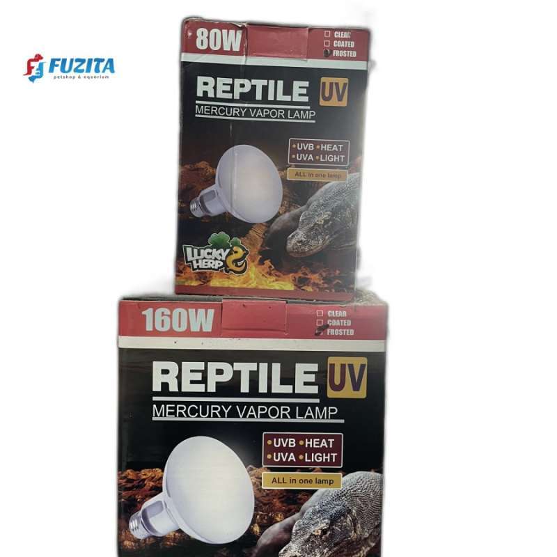 LUCKY HERP LAMPU UVA UVB MERCURY VAPOR LAMP REPTILE