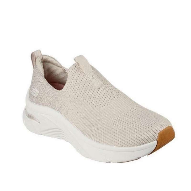 Skechers Arch Fit D'Lux Women's Slip On Shoes Natural