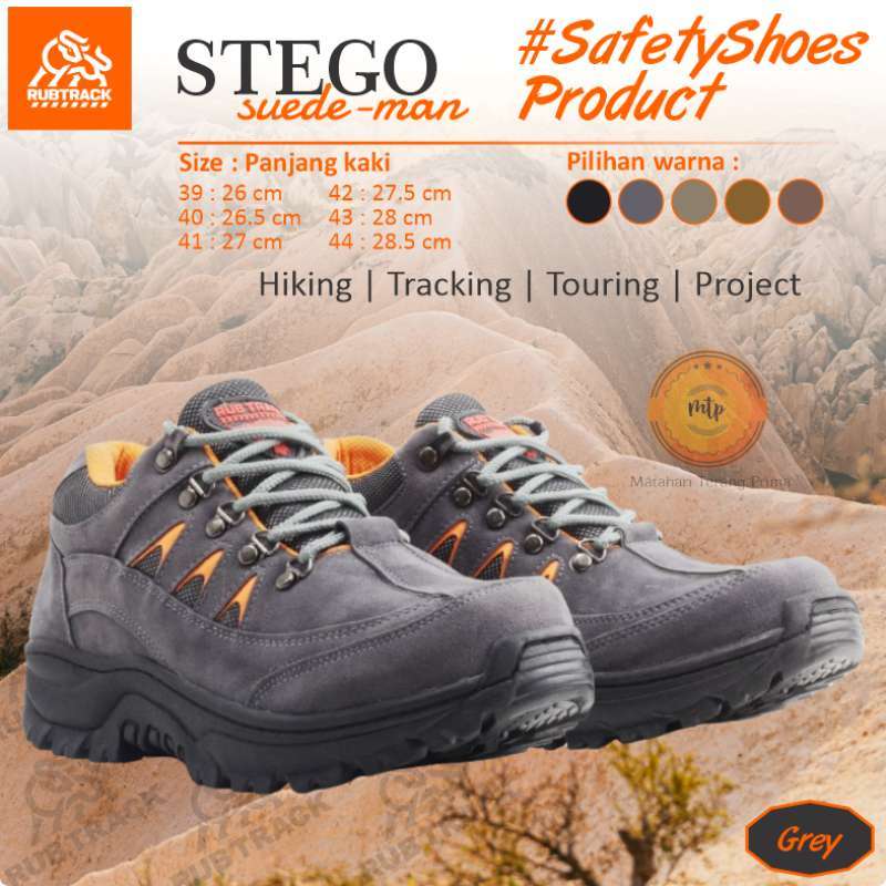 Jual Rubtrack Stego Suede Man Series Safety Shoes Sepatu Boots Ujung ...