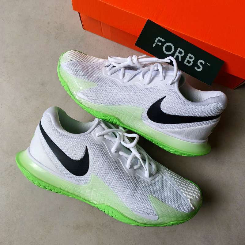 NikeCourt Zoom Vapor Cage Rafa White Action Green || nike court